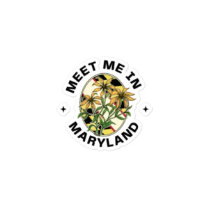 Meet Me In Maryland Logo Sticker